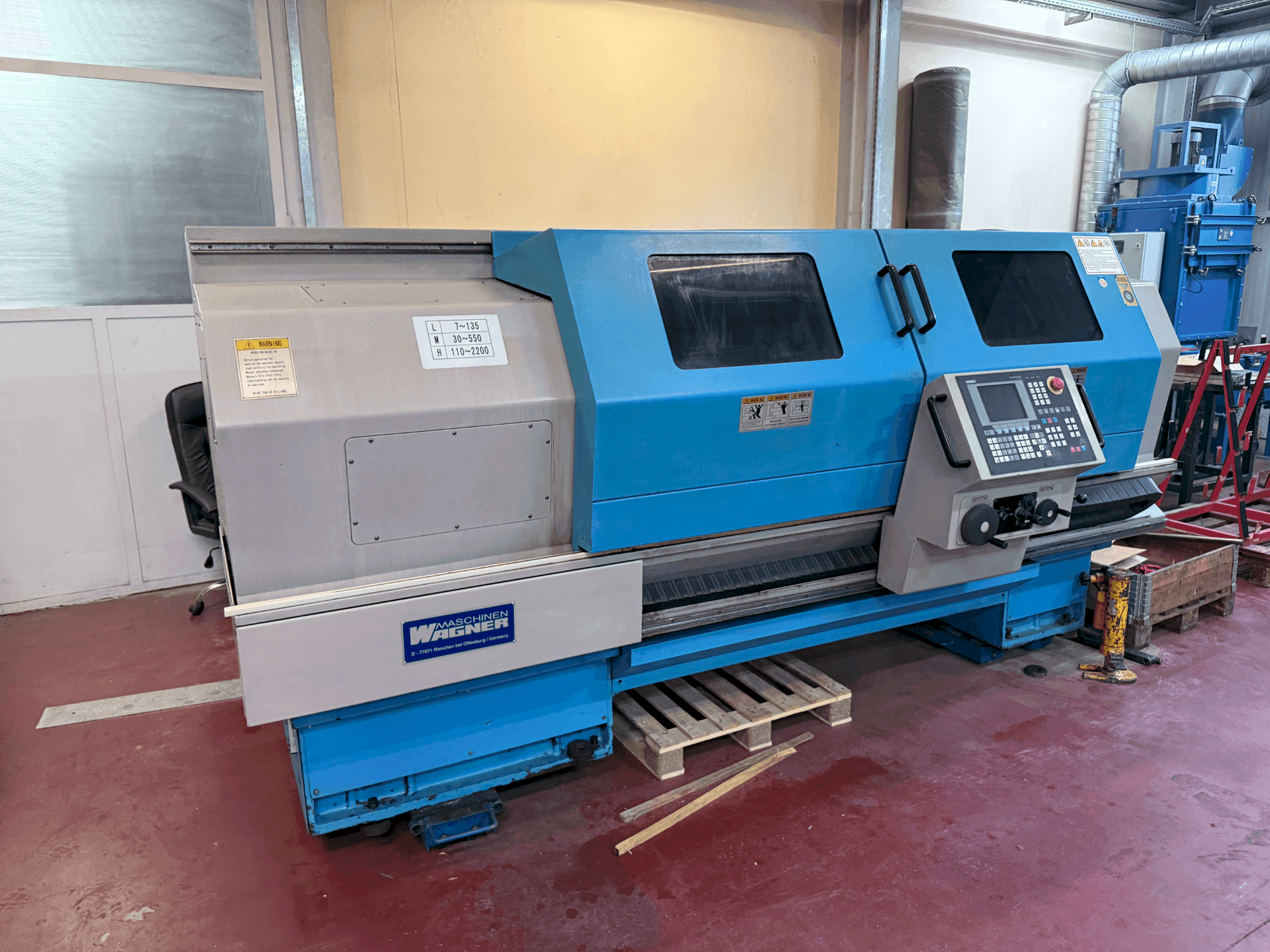 Вид станка WAGNER WDE 500 спереди