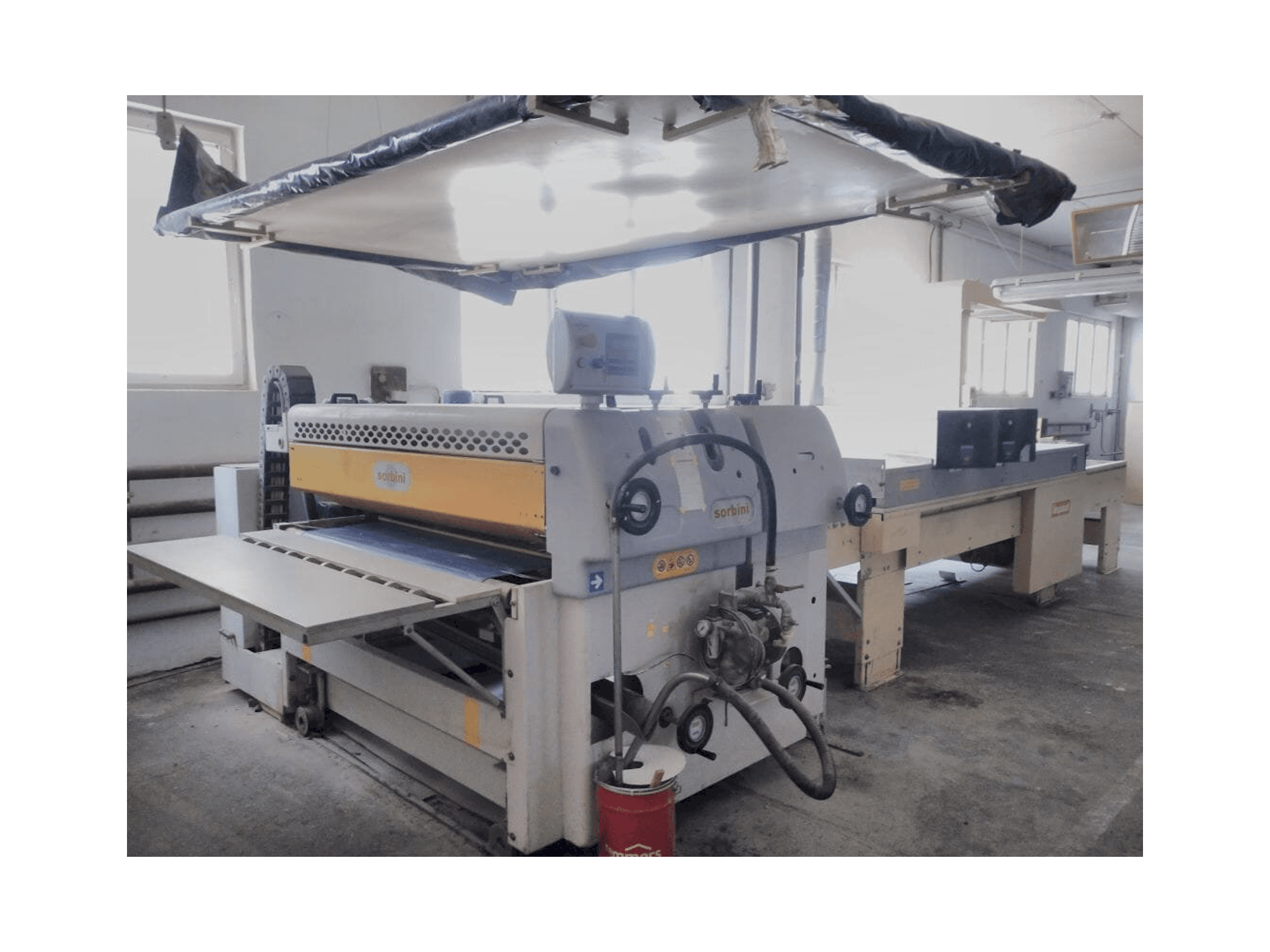 Вид станка SORBINI smartcoater sp1 спереди