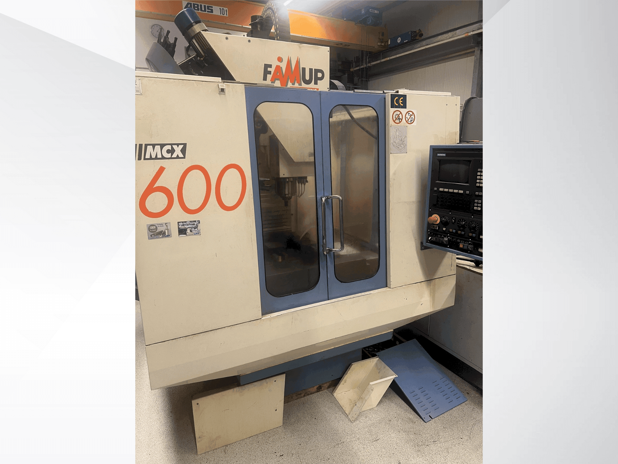 Вид станка FAMUP MCX 600 спереди