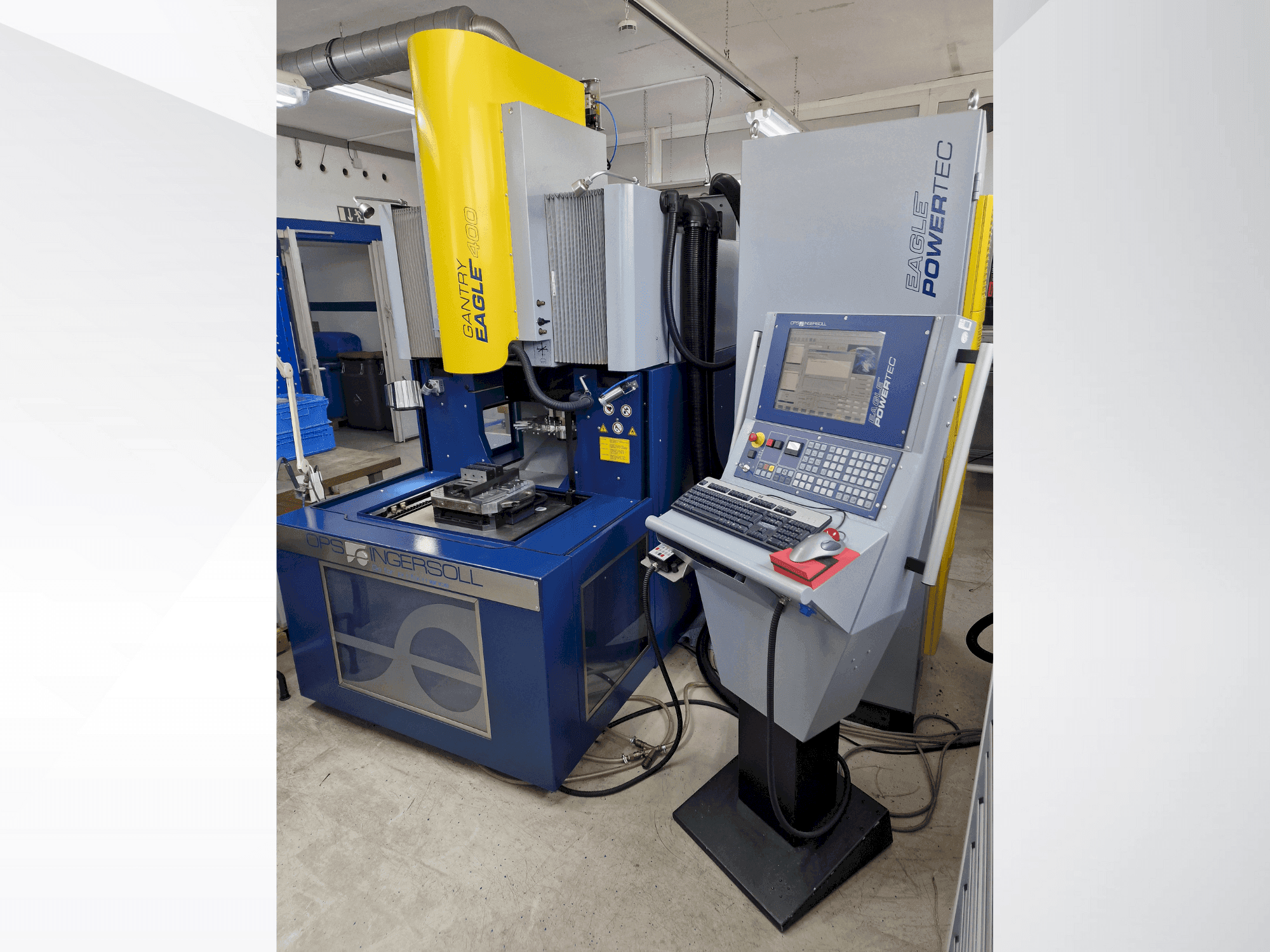 Вид станка OPS INGERSOLL Eagle 400 спереди