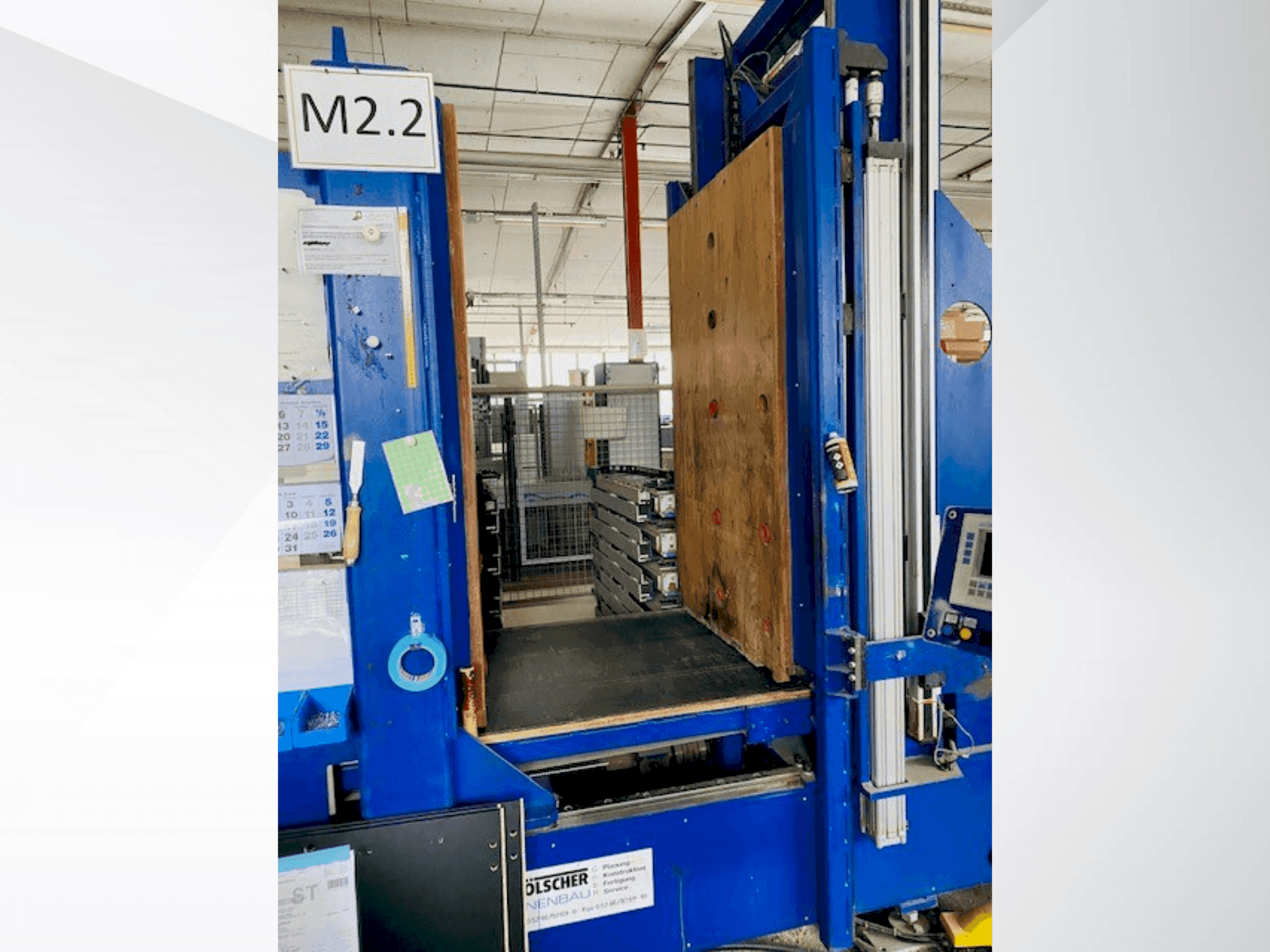 Вид станка Hüttenhölscher Body Press спереди