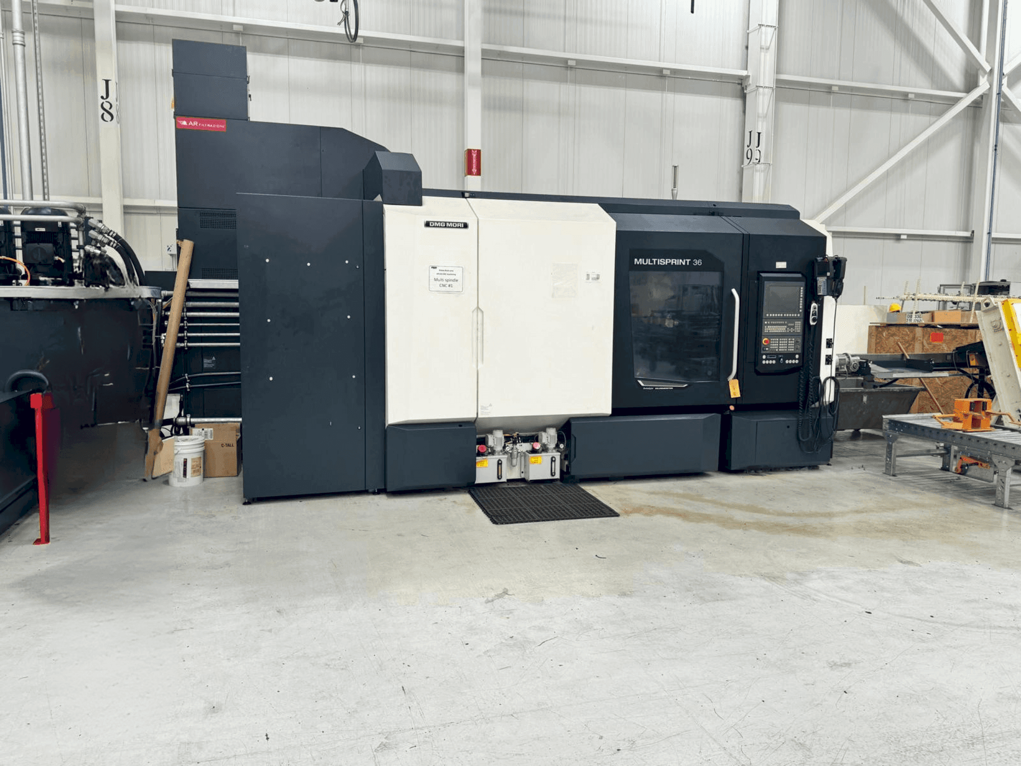 Вид станка DMG MORI Multisprint 36 спереди