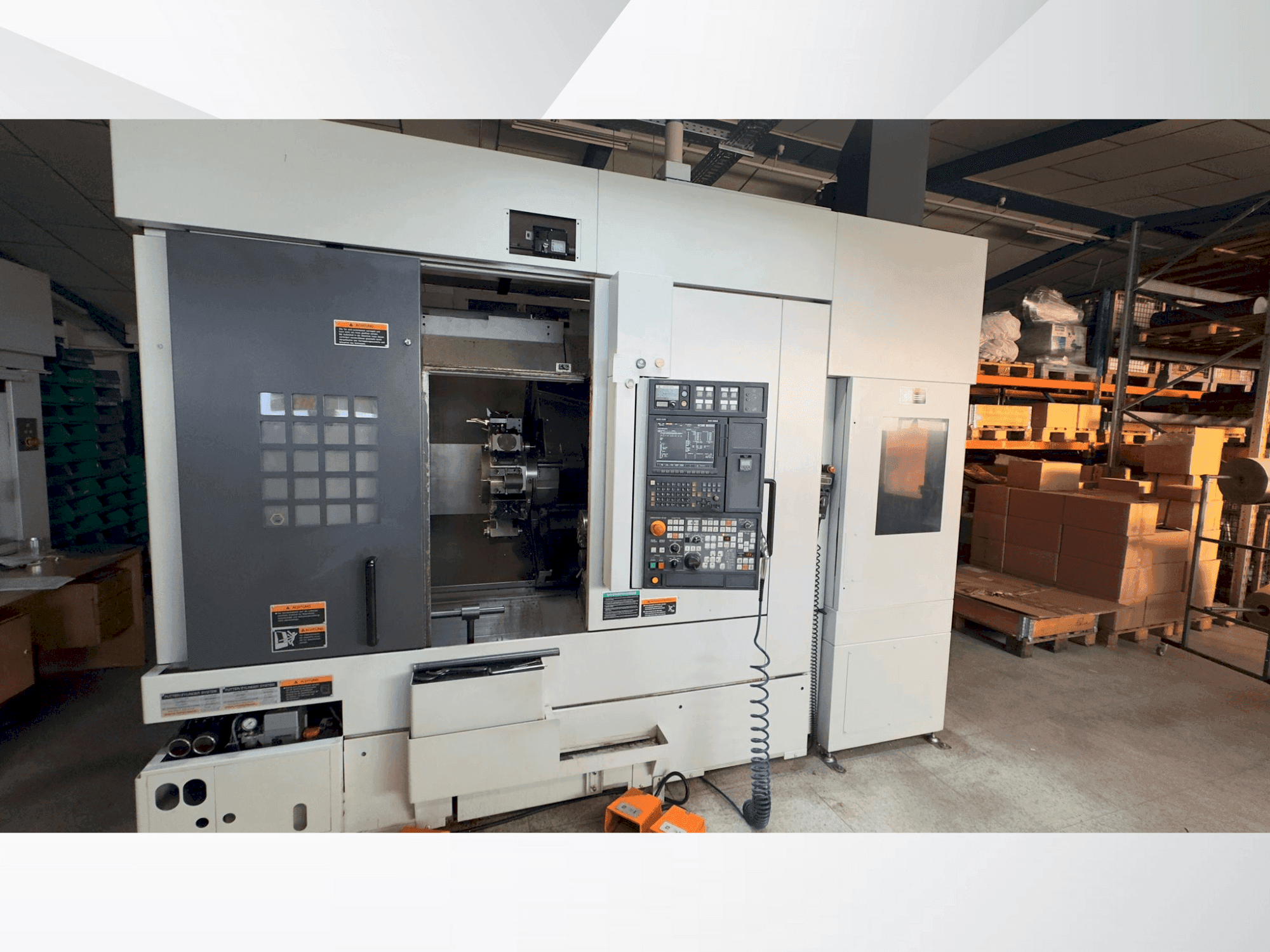 Вид станка MORI SEIKI NL 2000 SY /500 спереди