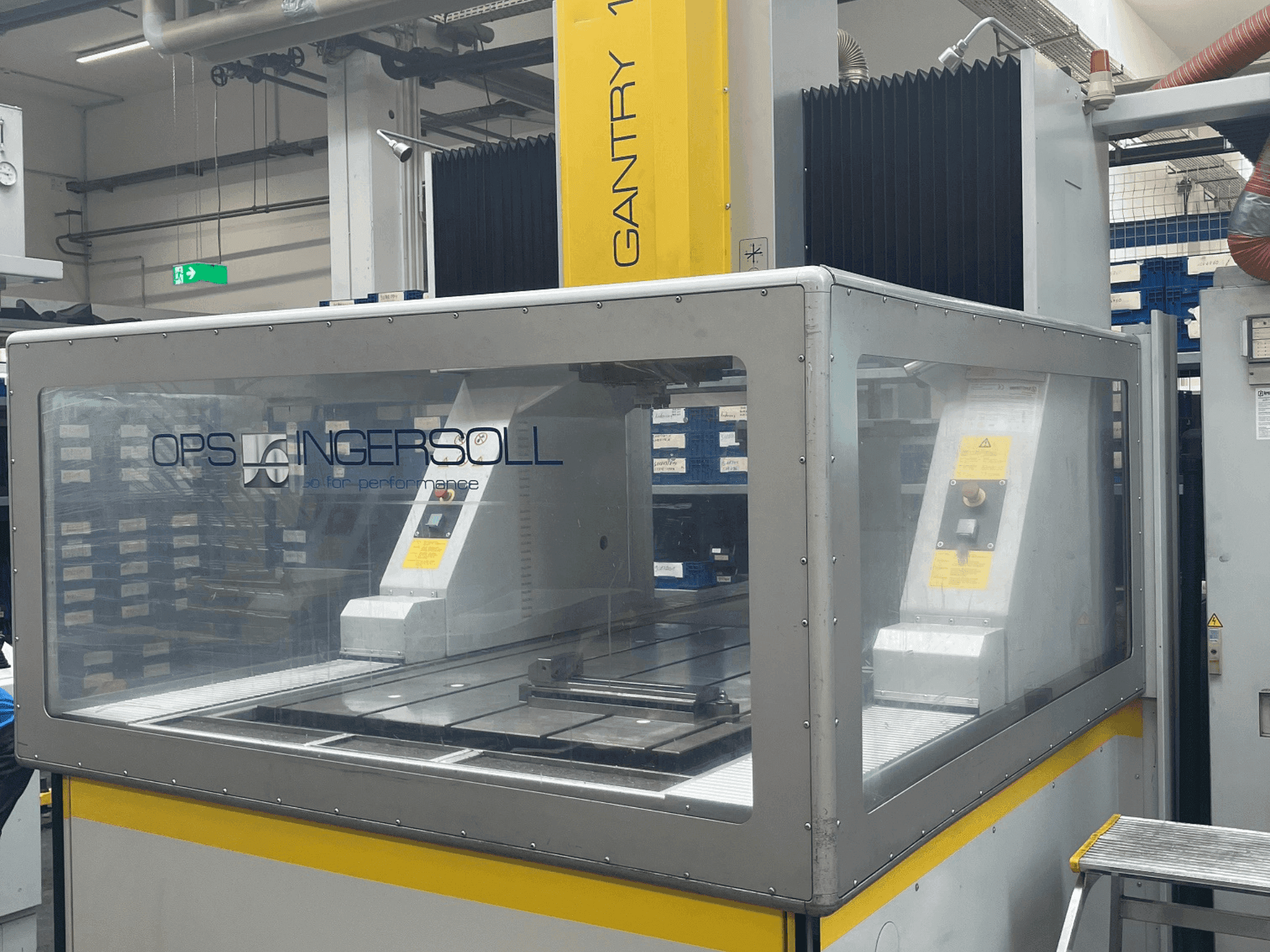 Вид станка OPS INGERSOLL Gantry 1200 спереди