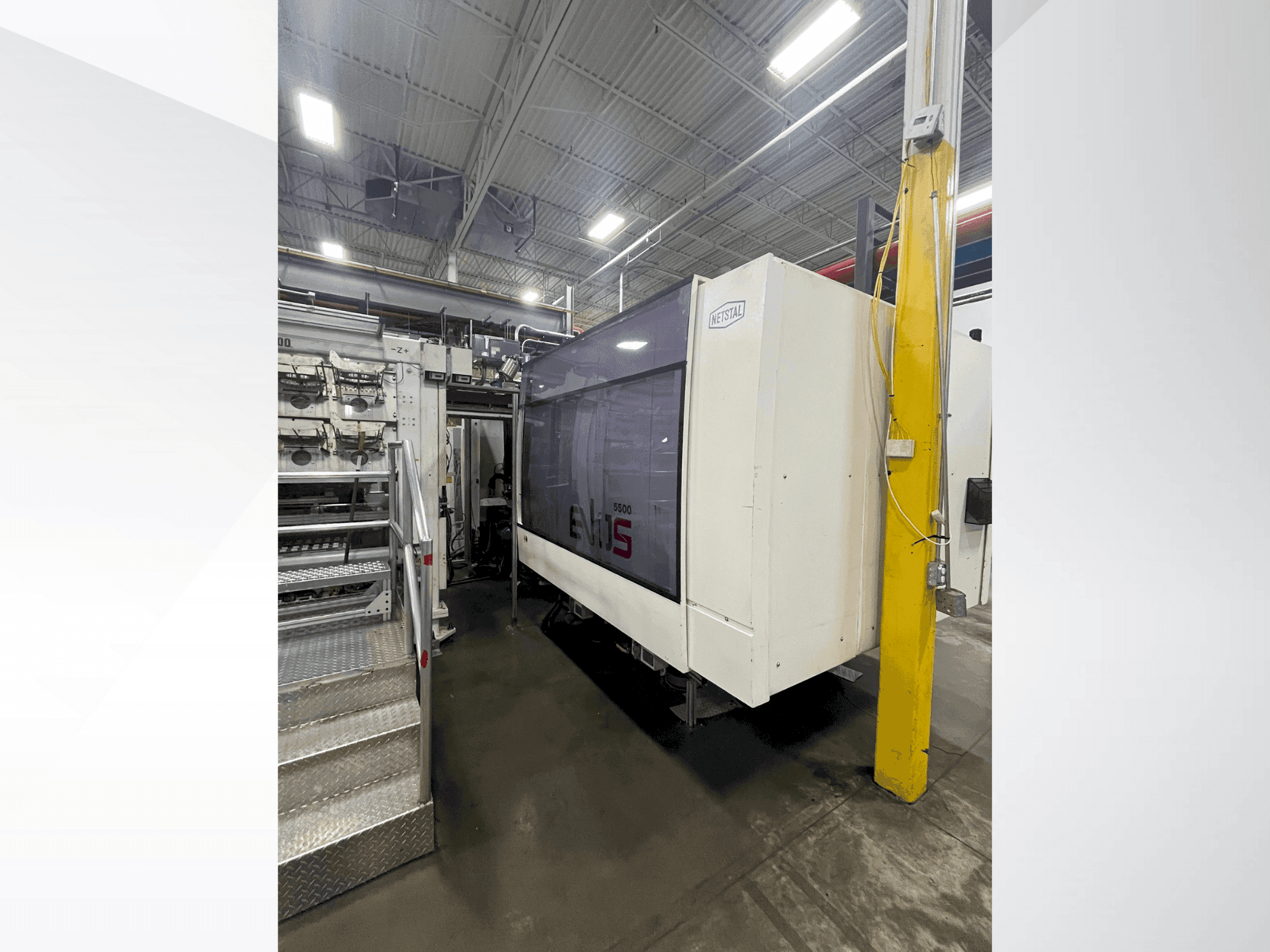 Вид станка Netstal EVOS 5500-2900 Speed спереди
