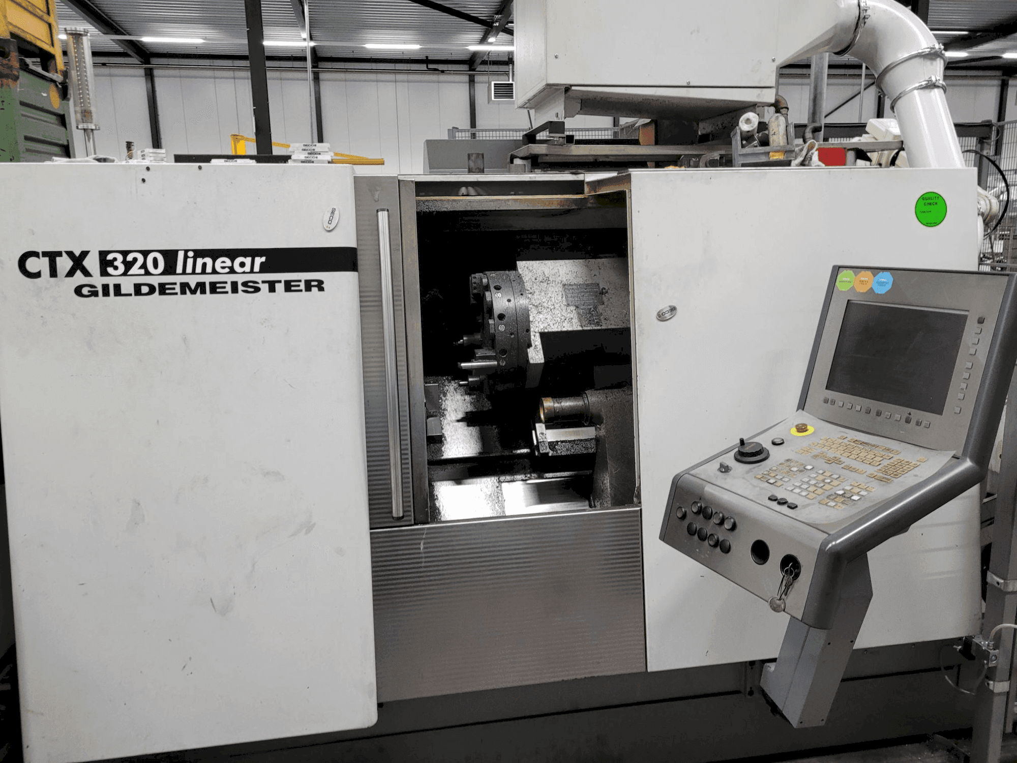 Вид станка DMG Gildemeister CTX 320 linear спереди