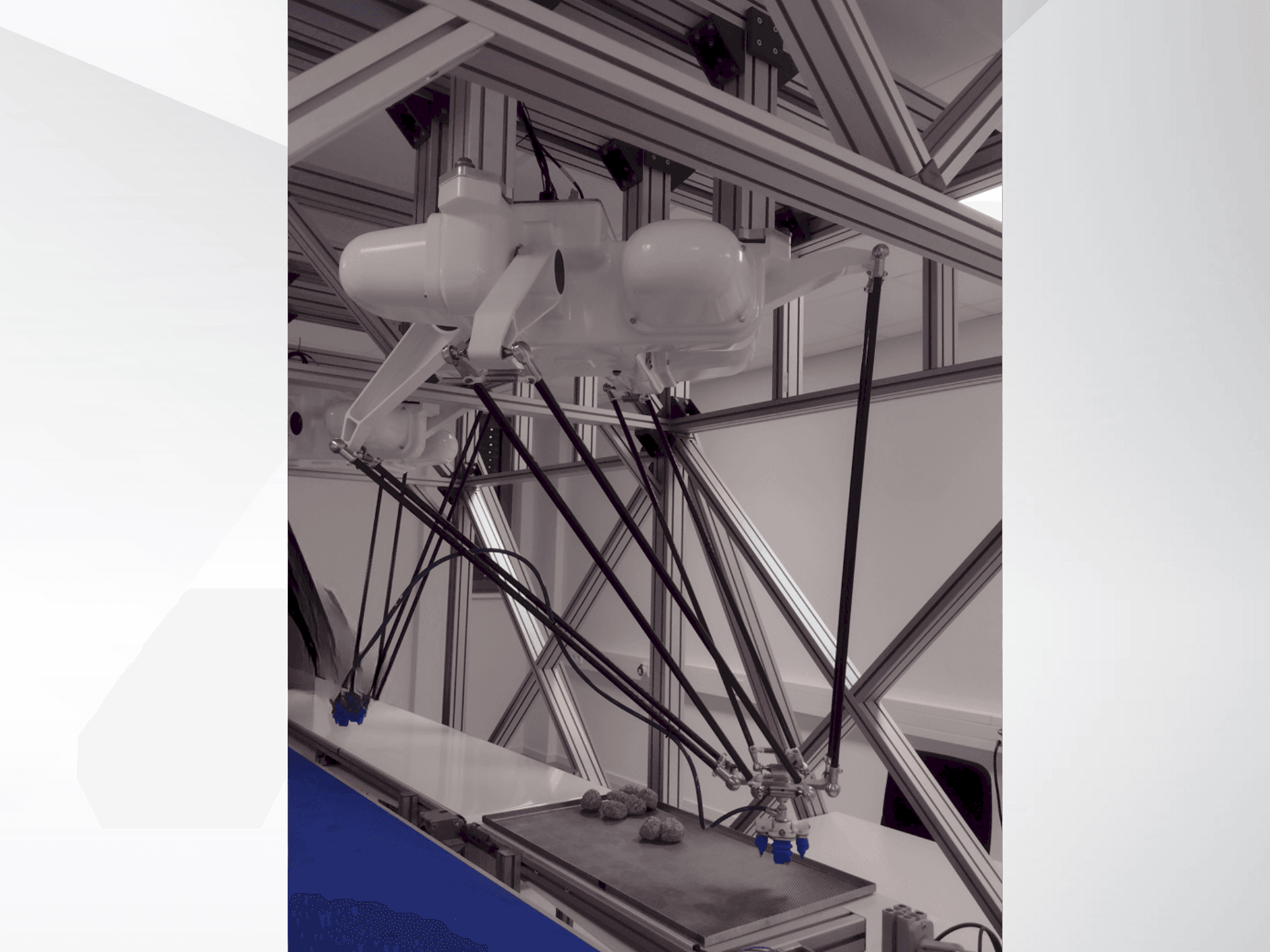 Вид станка OMRON Quattro 800HS with Platform P30 спереди