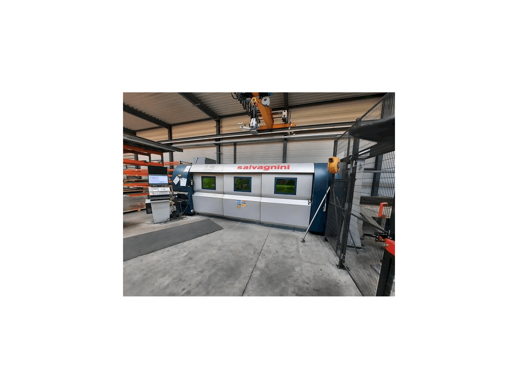Вид станка Salvagnini L3 - 4020 спереди