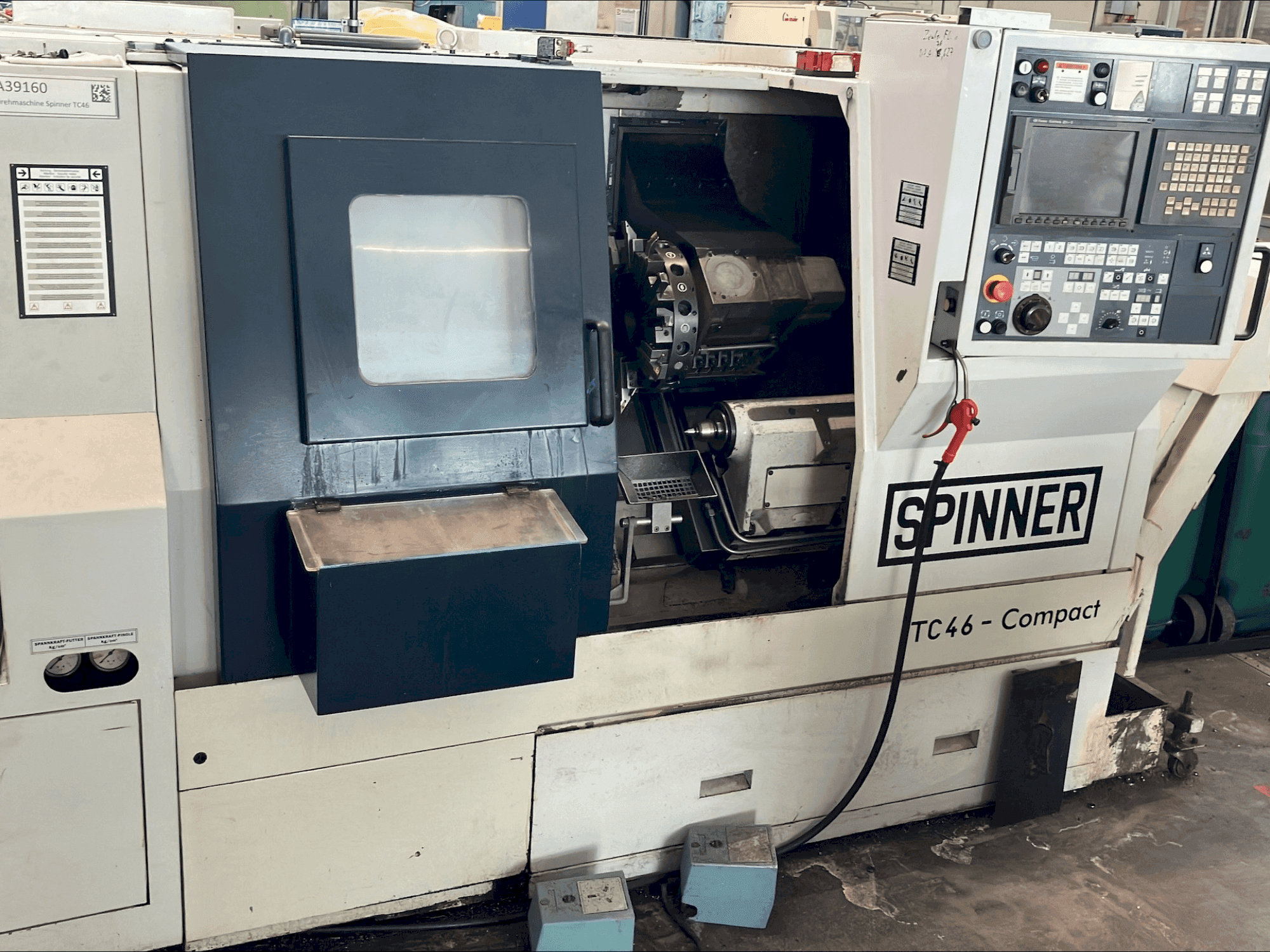 Вид станка SPINNER TC46-COMPACT спереди