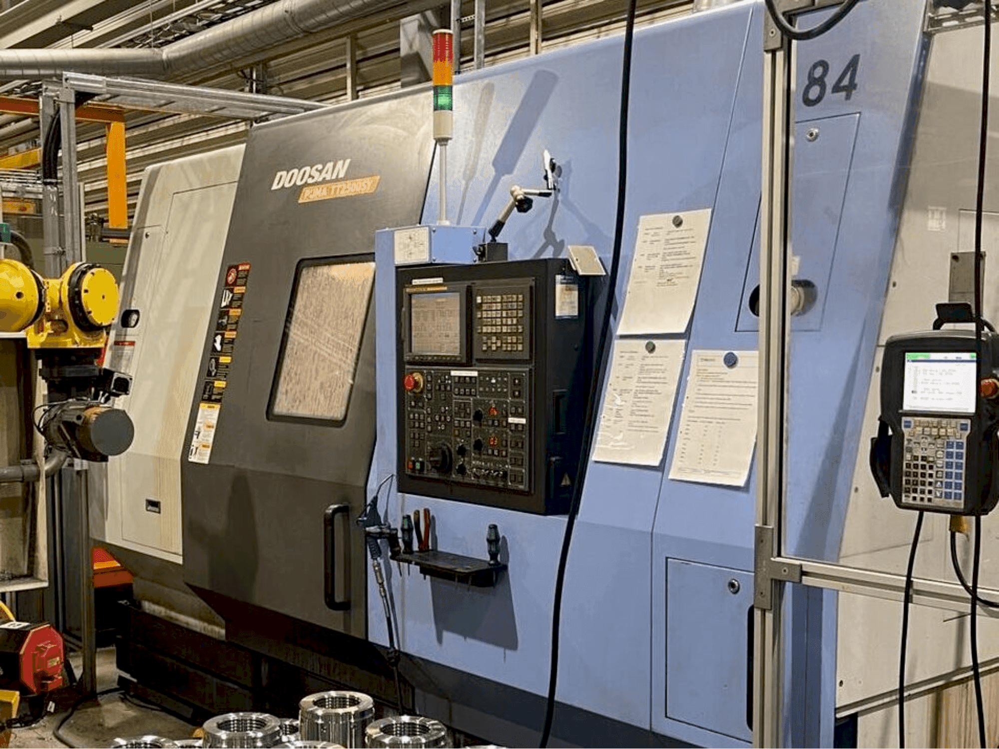 Вид станка DOOSAN PUMA TT 2500 SY спереди