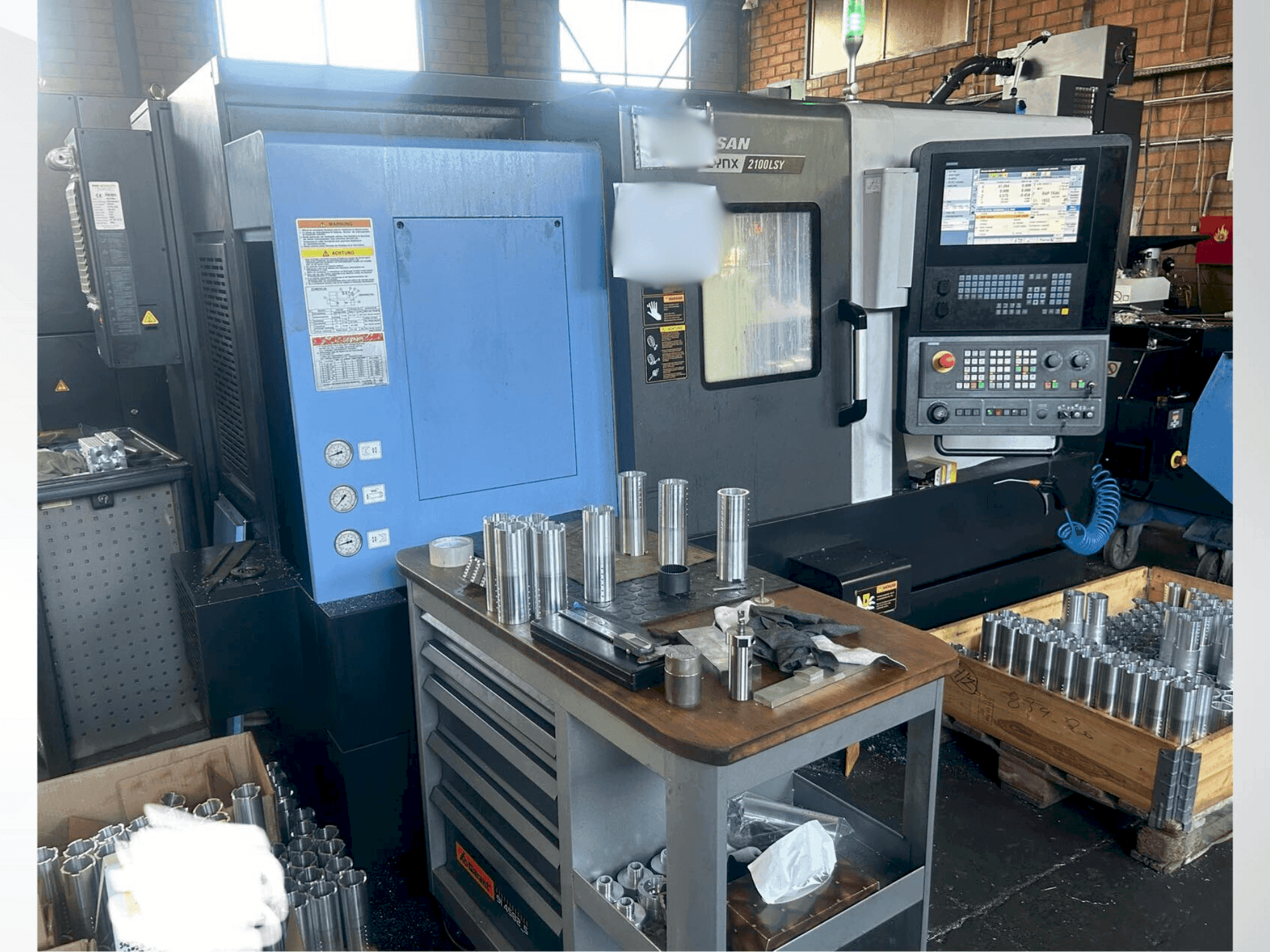Вид станка DOOSAN LYNX 2100LSYA спереди