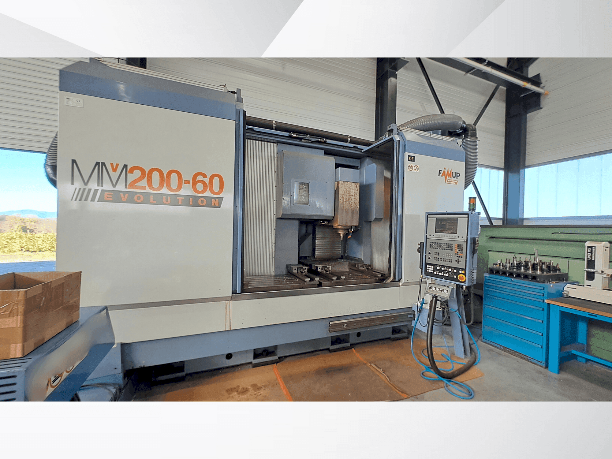 Вид станка FAMUP MMV 200/60 спереди