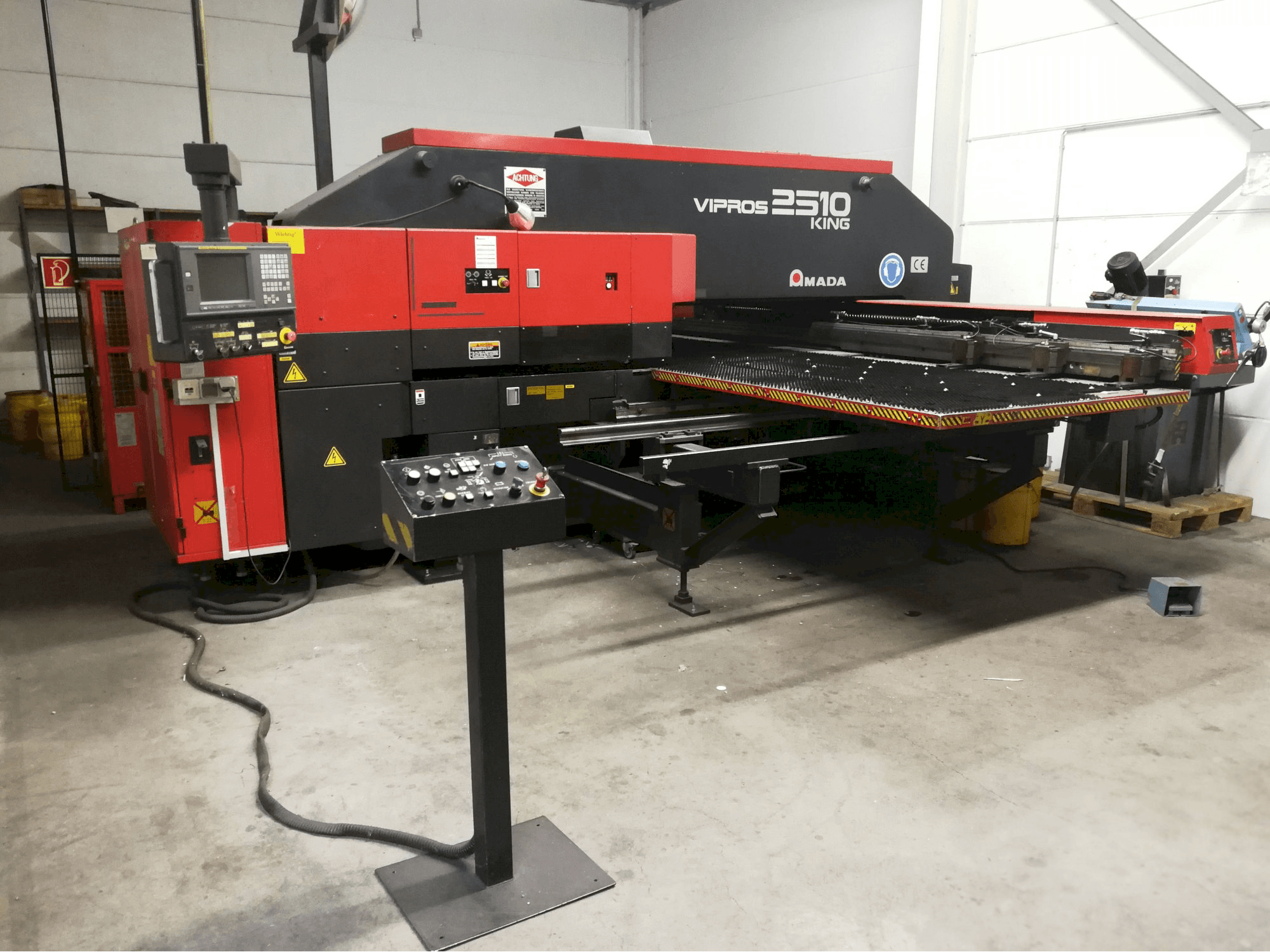 Front view of AMADA Vipros 2510 King Machine